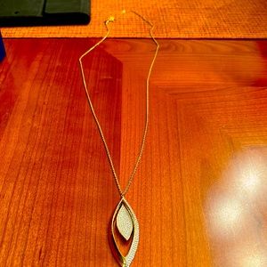 Swarovski gold necklace